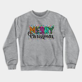 Cheetah Print Christmas Crewneck Sweatshirt